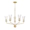 Maxim Lighting Camelot 5-Light Chandelier, Natural Aged Brass 16155CRNAB - alternate 1